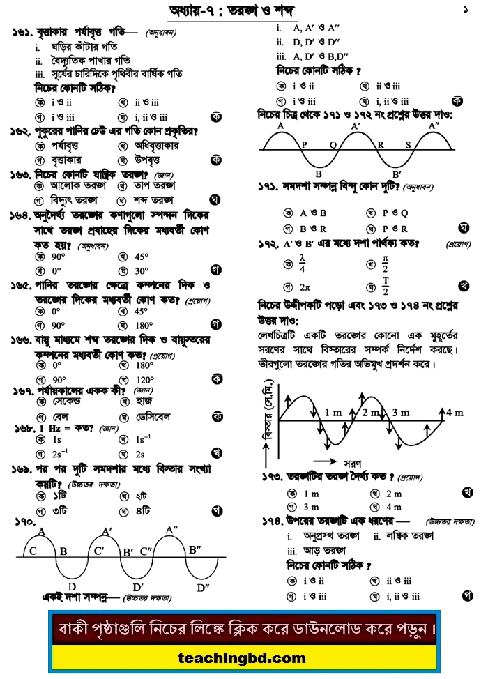 SSC MCQ Question Ans WAVES AND SOUND